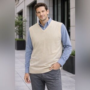 Greg Norman Collection Beige Knit Top